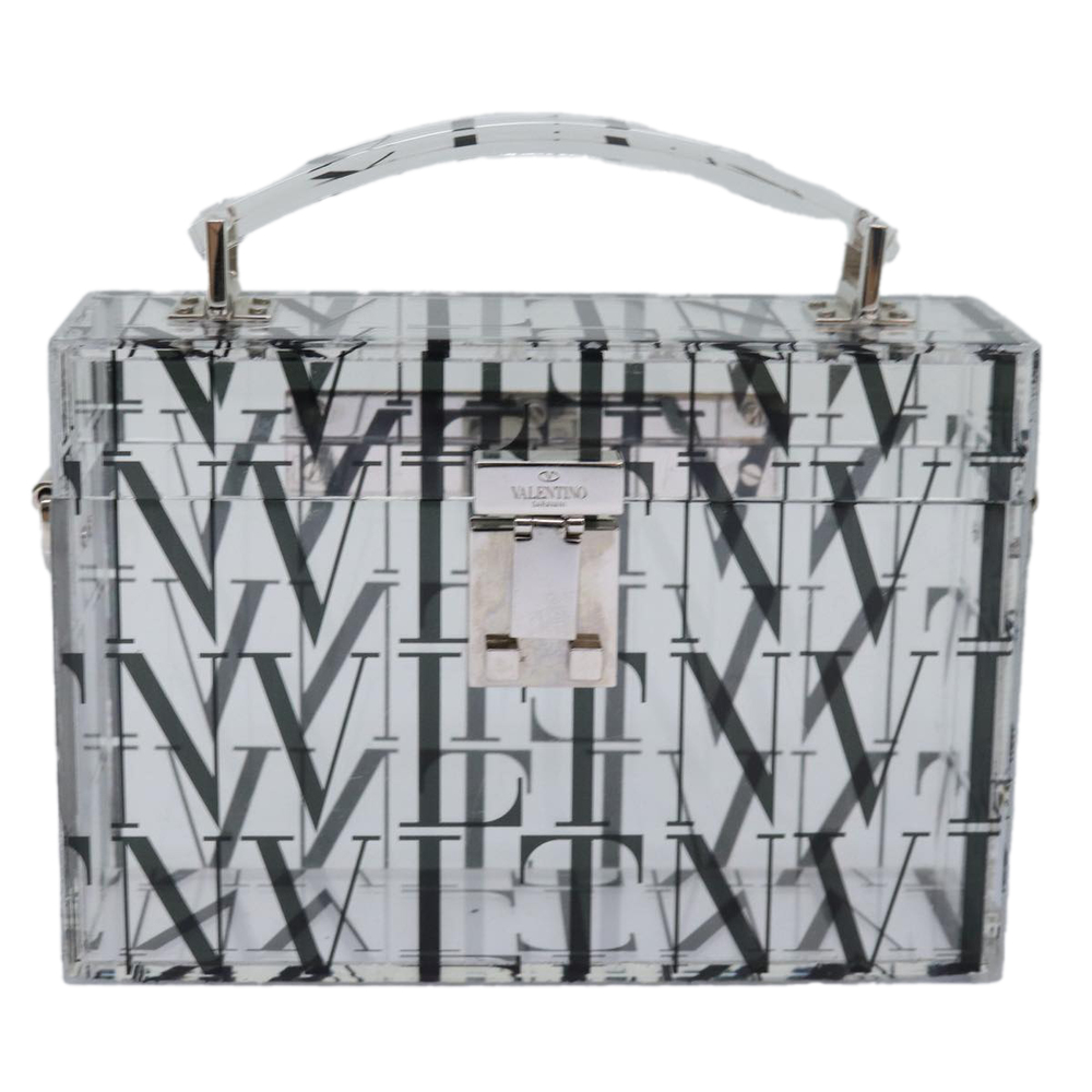 VALENTINO Hand Bag Plastic 2way Clear Auth 78373A - Picture 13 of 16